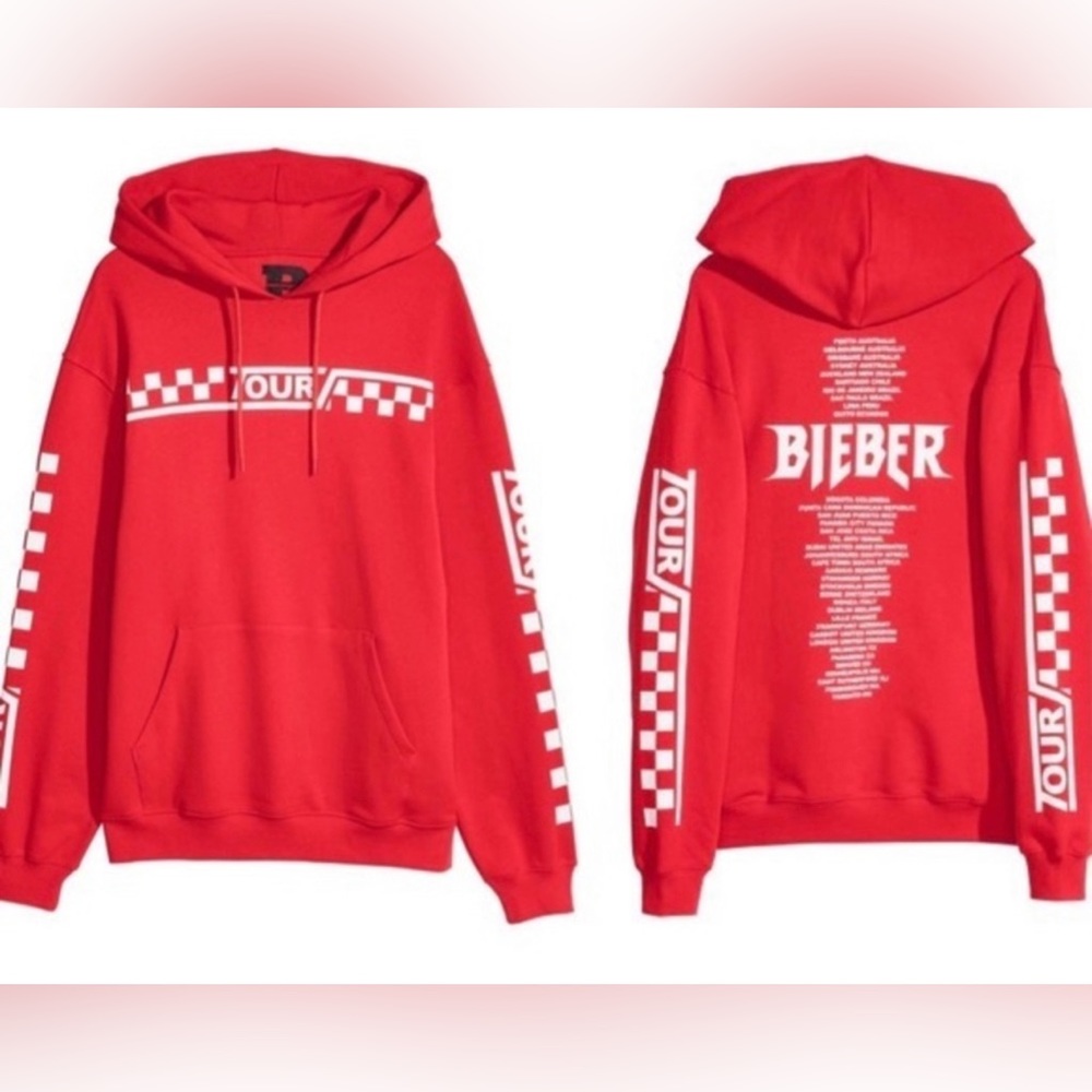 Beiber 2017 concert tour hoodie